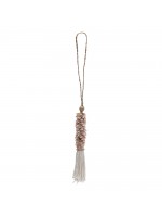 Pingente de Conchas Longo Tassel Caramujo