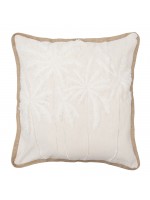 Capa de Almofada Coqueiro Off White Quadrada