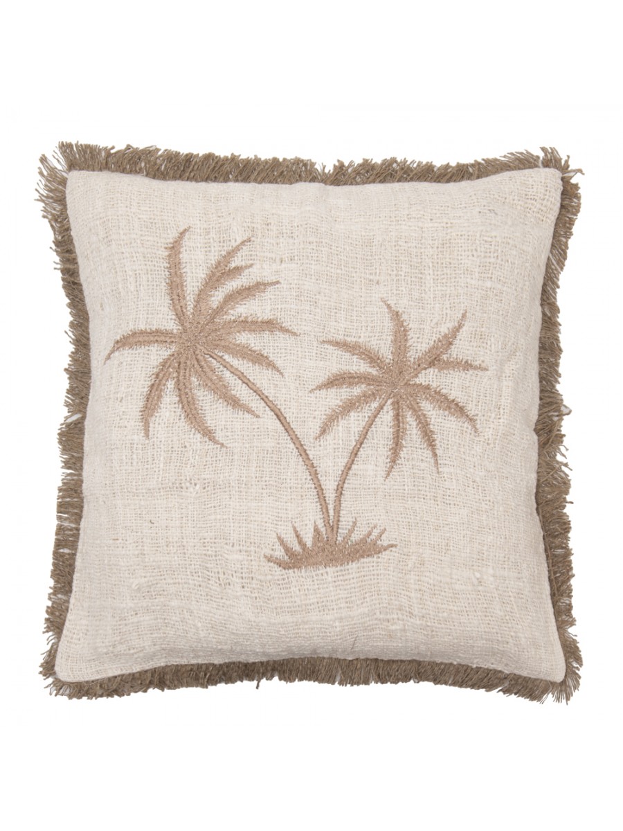 Capa de Almofada Coqueiro Natural