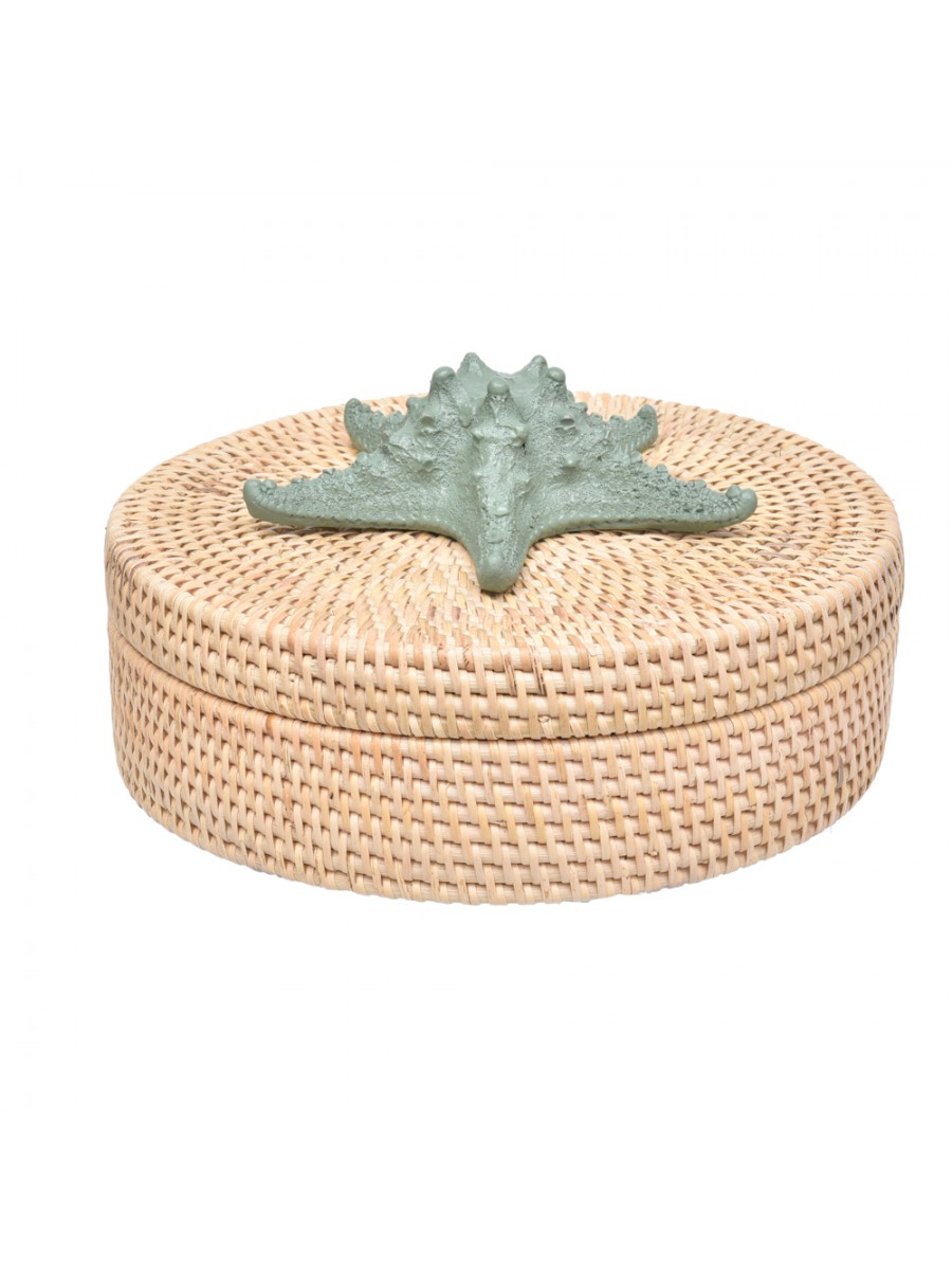 Caixa Ratan Flat Estrela Oliva G