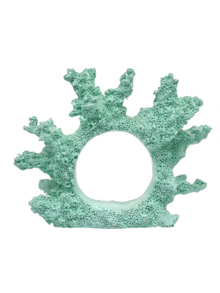 Porta Guardanapo Anel Coral Acqua