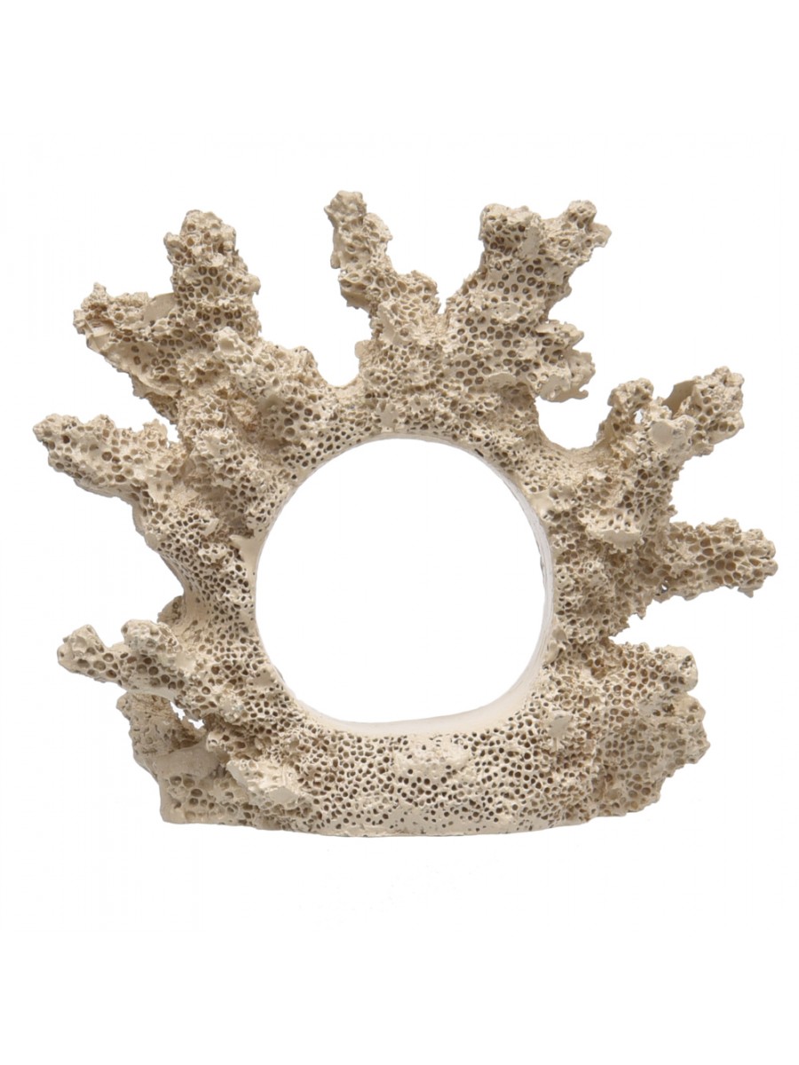 Porta Guardanapo Anel Coral Palha