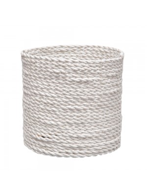 Cachepot Reto Branco G