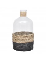 Garrafa H2O Bicolor Preto P