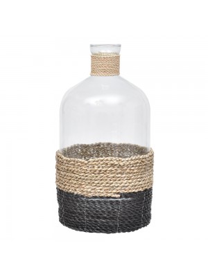 Garrafa H2O Bicolor Preto P