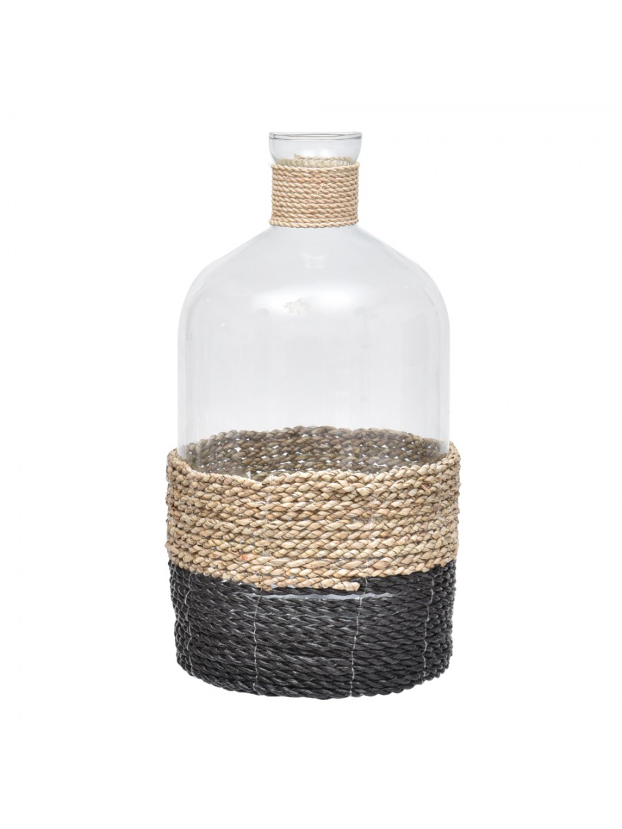 Garrafa H2O Bicolor Preto P
