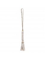 Pingente de Conchas Longo Tassel Branco