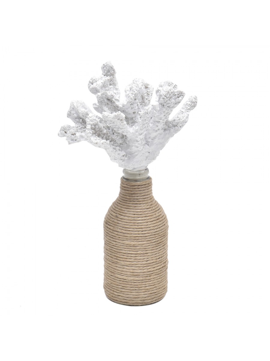 Garrafa Coral Largo Branco P