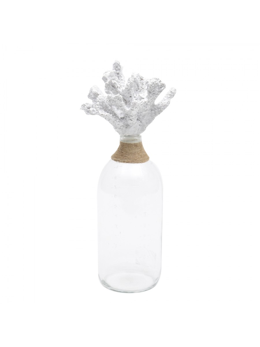 Garrafa Coral Largo Branco G