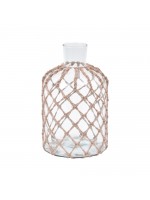 Garrafa Macramê Bege G