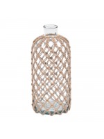 Garrafa Macramê Bege M