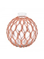 Vaso Bola Macramê Telha