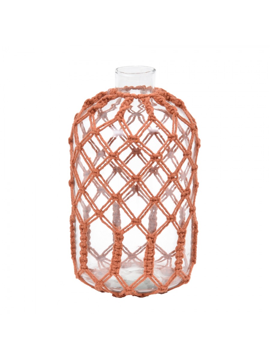 Garrafa Macramê Telha P