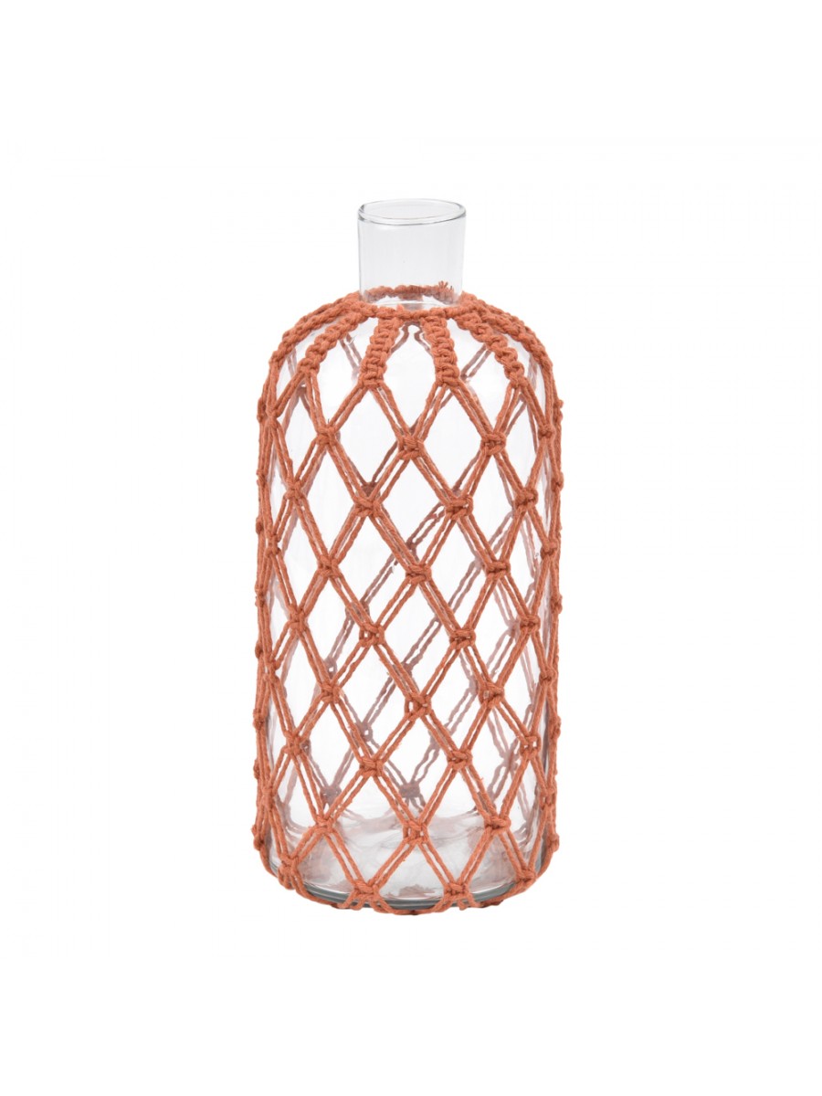 Garrafa Macramê Telha M