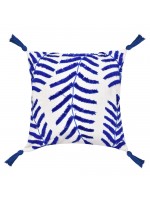 Capa de Almofada Quadrada Samambaia Azul