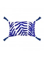 Capa de Almofada Retangular Samambaia Azul