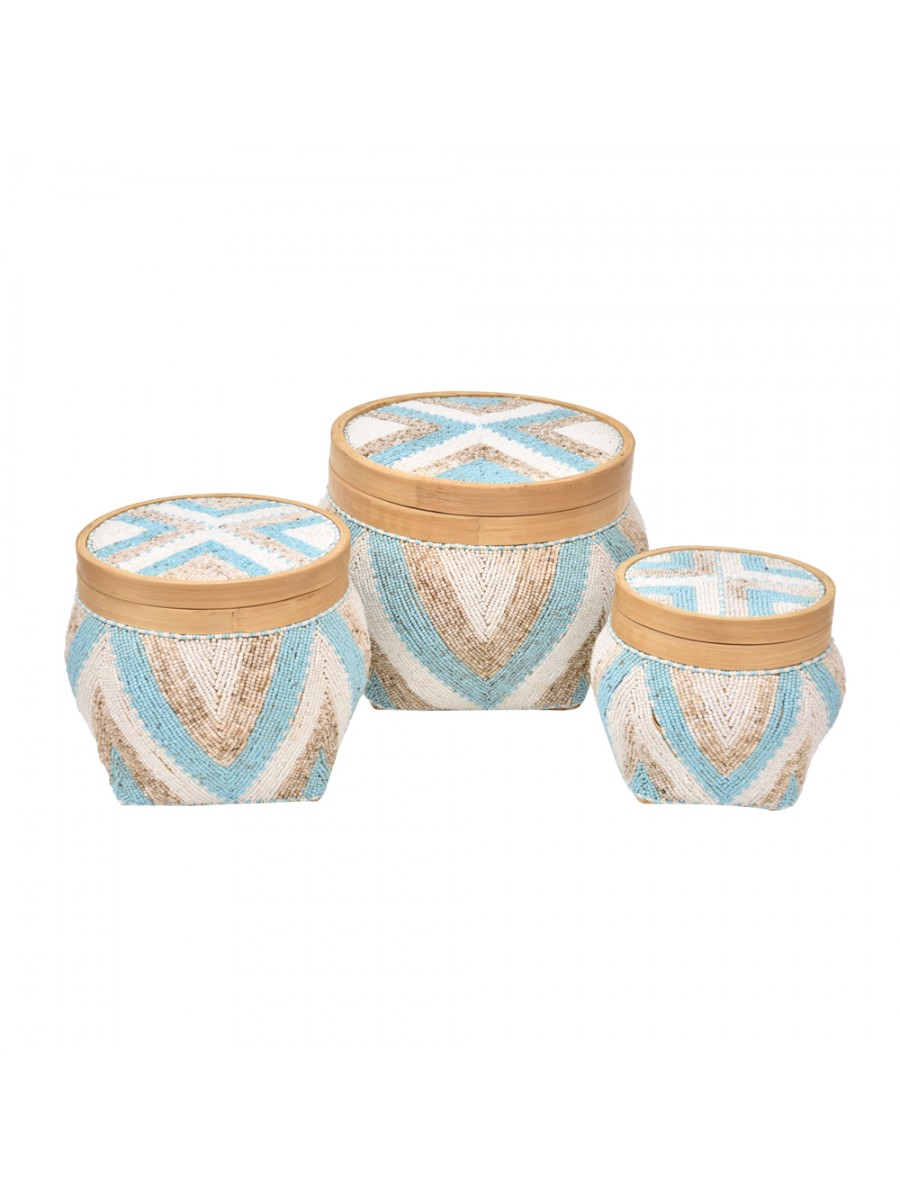 Caixa Miçanga Conj. 3pçs