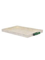 Bandeja Caribe Retangular com Bambu Verde G