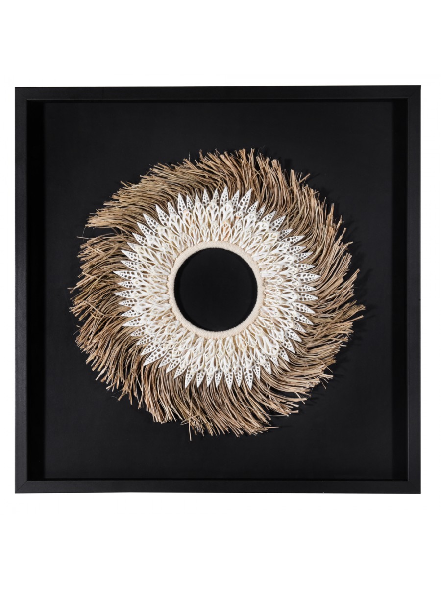 Quadro Cocar Preto M