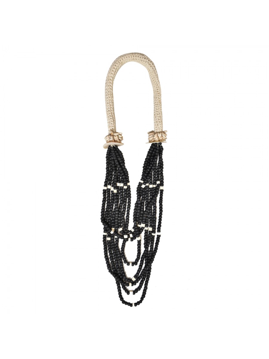 Colar de Mesa Madeira Preto