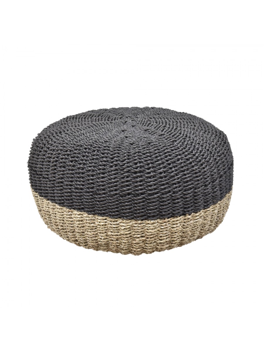 Puff Bicolor Preto