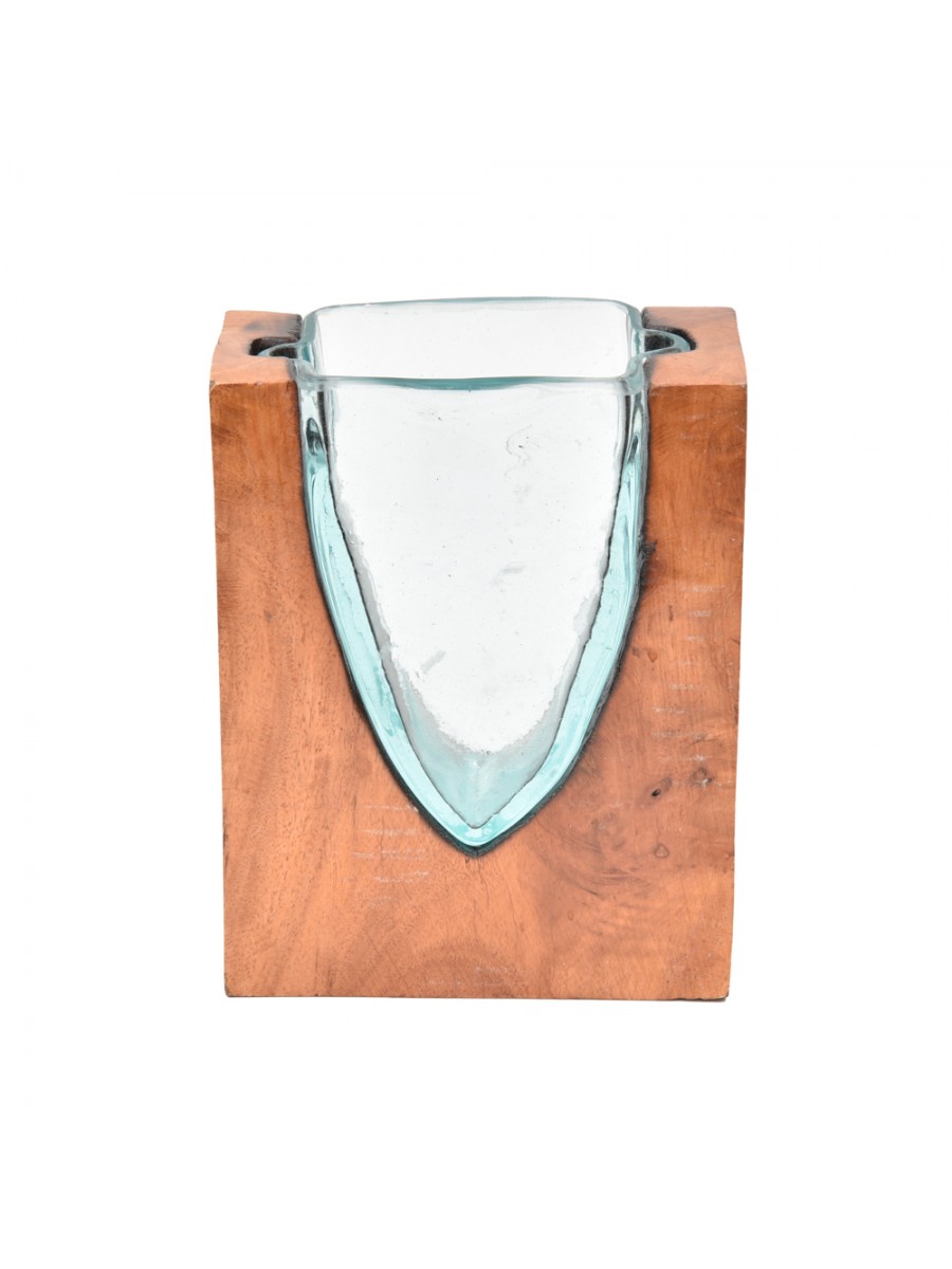 Vaso Bolha Fatia Retangular P