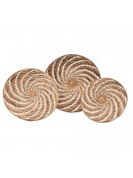 Prato Twist Branco - Conj. com 3 peças