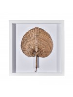 Quadro Leque Branco P