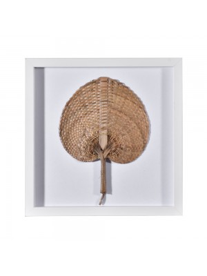 Quadro Leque Branco P