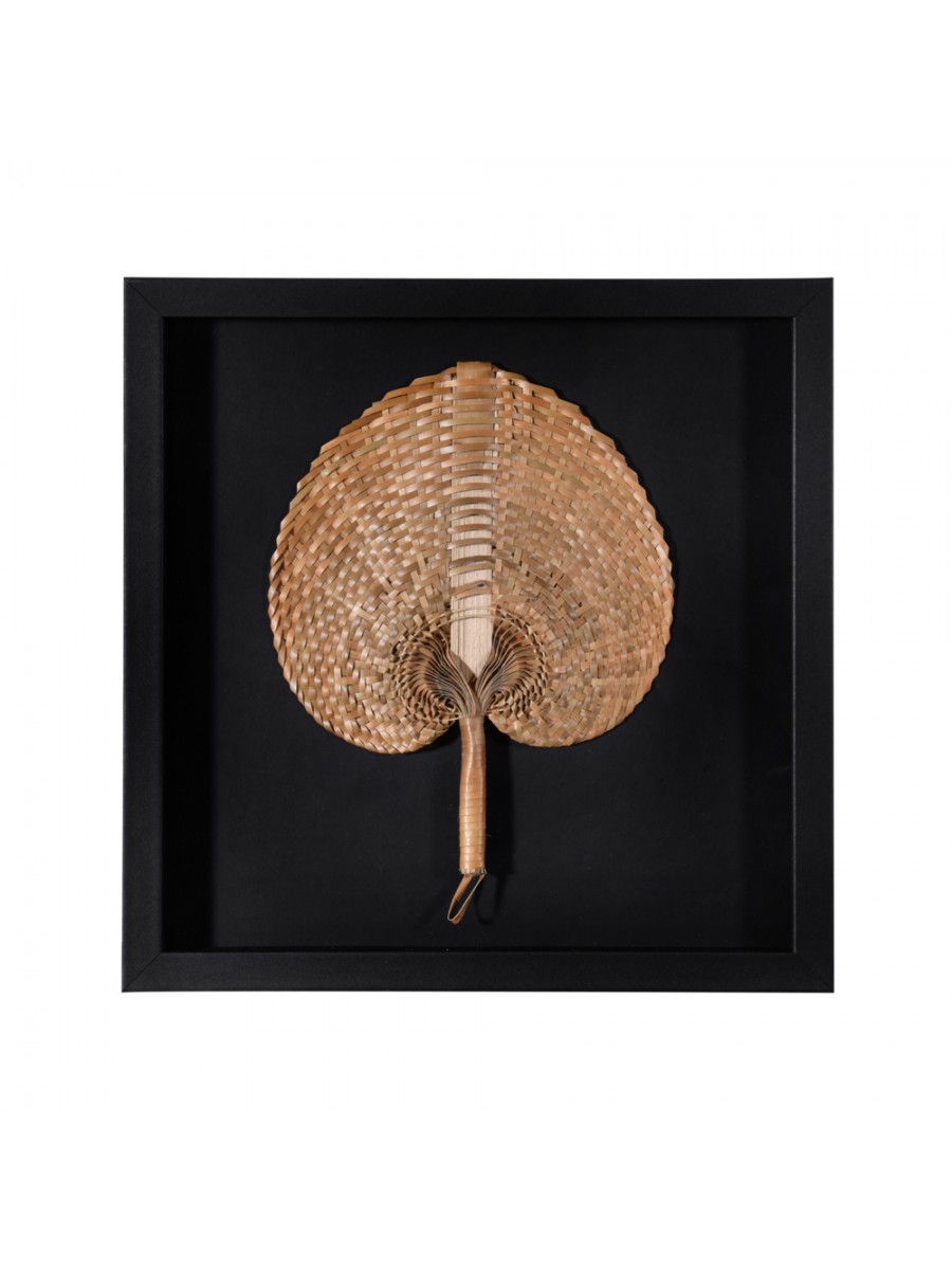 Quadro Leque Preto P