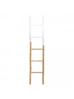 Escada de Bambu Branca G 