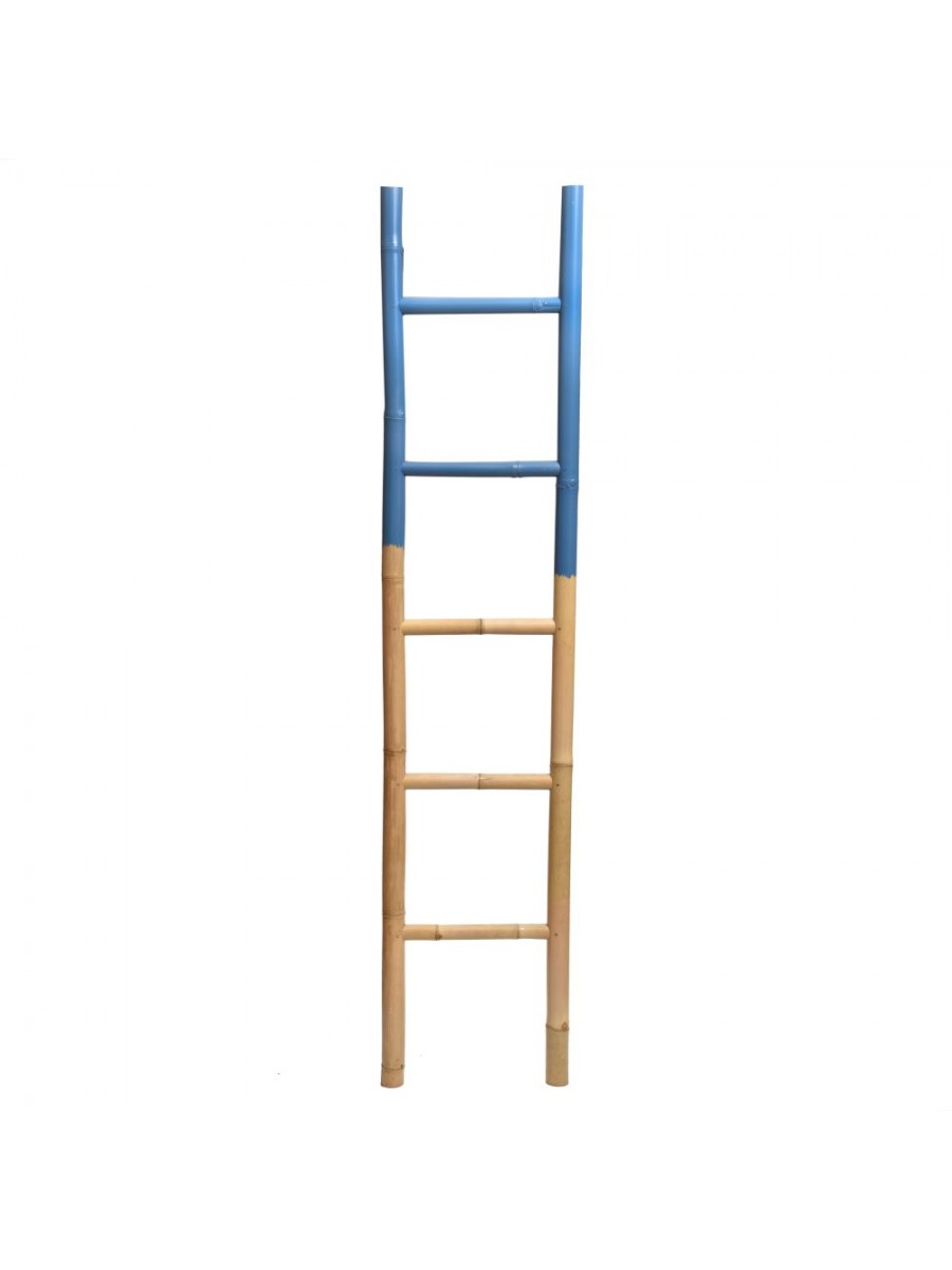 Escada de Bambu Azul Lápis G 