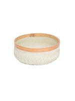 Cesto Fibra Sintética Baixo Off White M