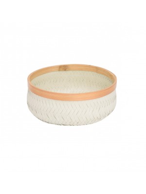 Cesto Fibra Sintética Baixo Off White M