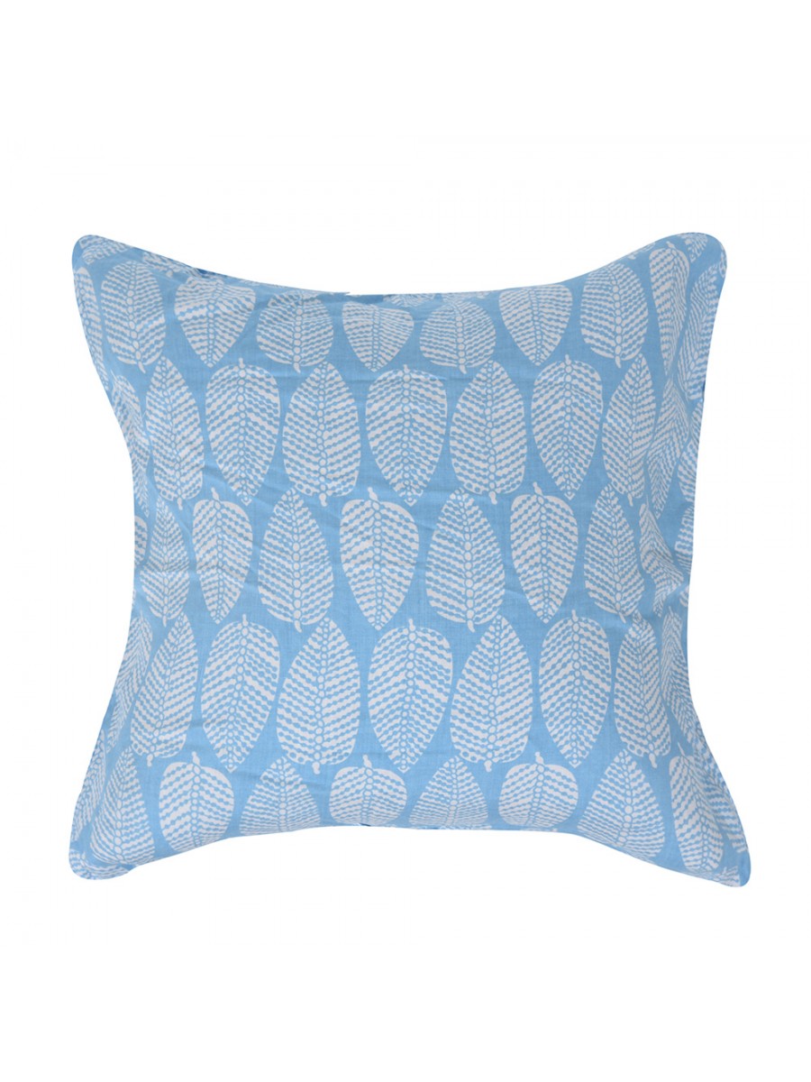 Capa de Almofada Folha Turquesa