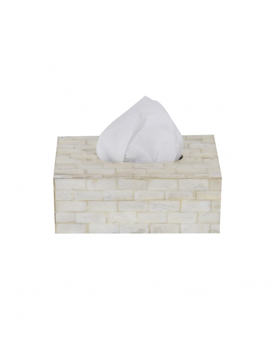 Caixa de Lenço Caribe Branca P