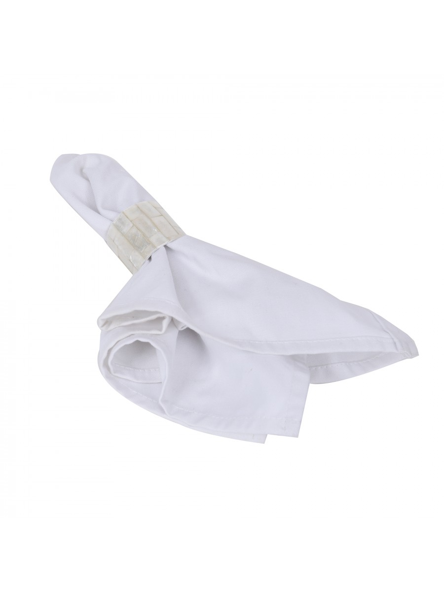 Porta Guardanapo Caribe Branco