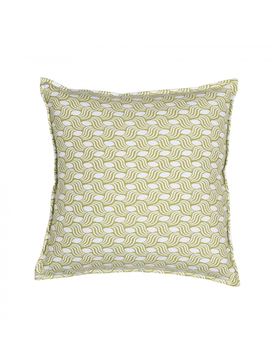 Capa de Almofada Onda Verde 